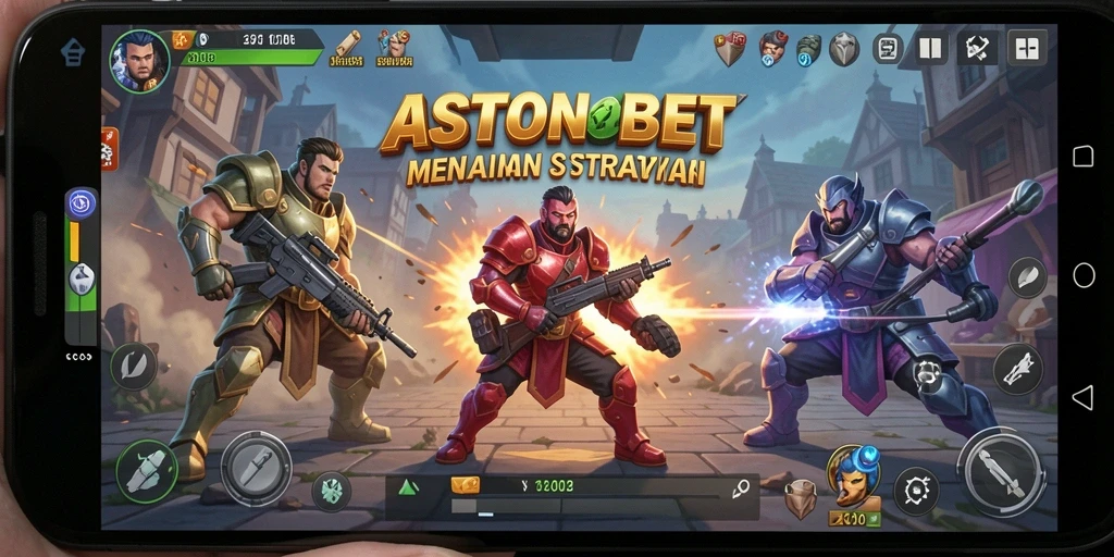 Tampilan gameplay Strategi yang intens dan menarik di ASTONBET.
