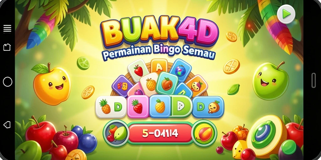Screenshot BUAH4D menampilkan gameplay seru permainan Bingo.