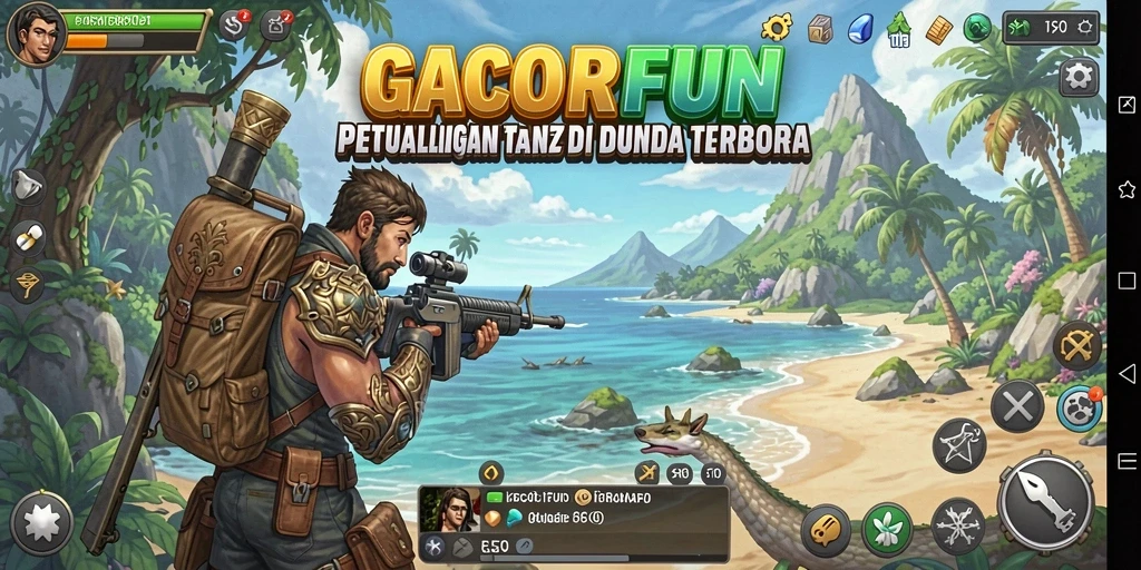 Tangkapan layar menampilkan pengalaman eksplorasi dalam GACORFUN yang menakjubkan.
