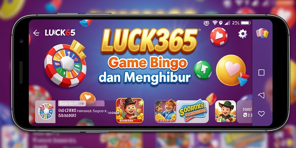 Menampilkan gameplay seru Bingo di LUCK365.