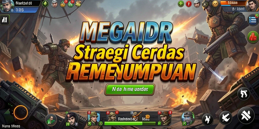Screenshot gameplay MEGAIDR yang penuh strategi dan aksi.