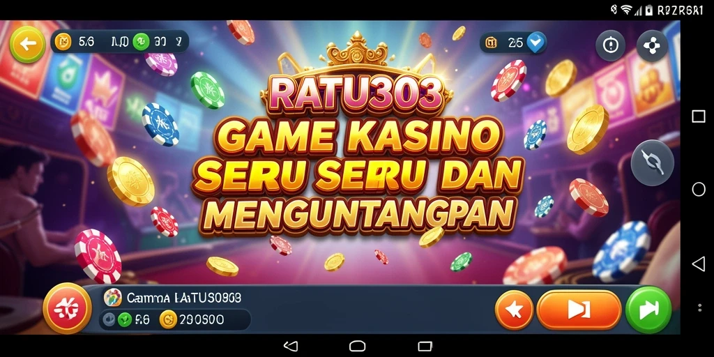 Screenshot dari gameplay Kasino RATU303 yang menarik dan seru.