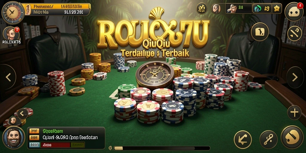 Tangkapan layar utama yang menunjukkan gameplay QiuQiu di ROLEX878.