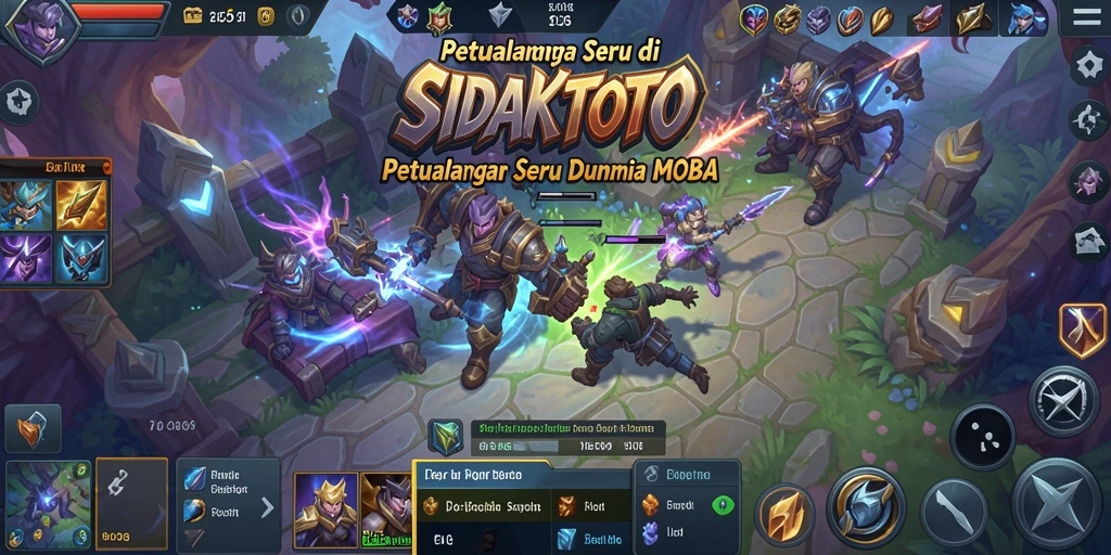 Tangkapan layar menampilkan aksi seru saat bermain SIDAKTOTO di arena MOBA.