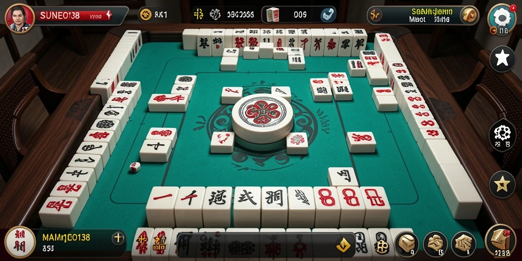 Tangkapan layar utama SUNEO138 yang menampilkan gameplay Mahjong yang menarik.